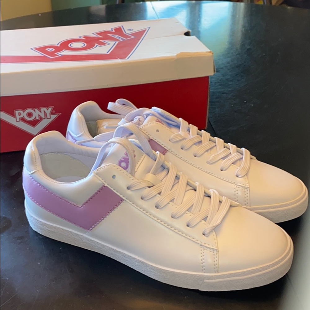 Pony - Top Star Lo Core - White/Orchid